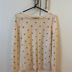 Sezane Wool Polka Dot Sweater